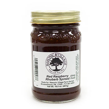 Masonic Village Red Raspberry Rhubarb Spread