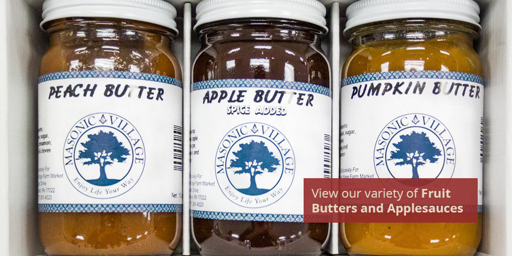 View our variety of Fruit Butters and Applesauces